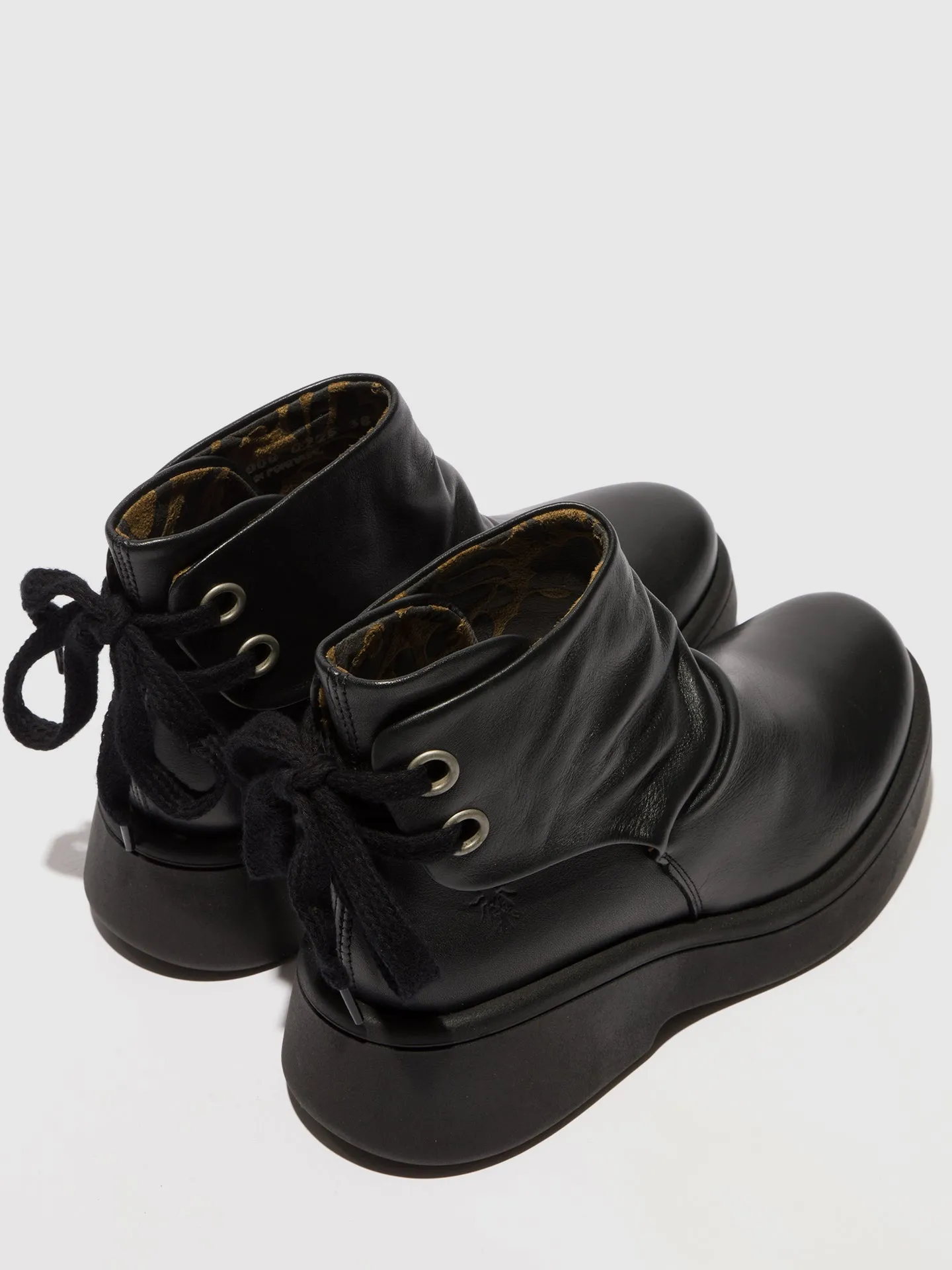 Lace-up Ankle Boots MEBS189FLY DUBLIN BLACK sold by Fly London product image thumbnail 4
