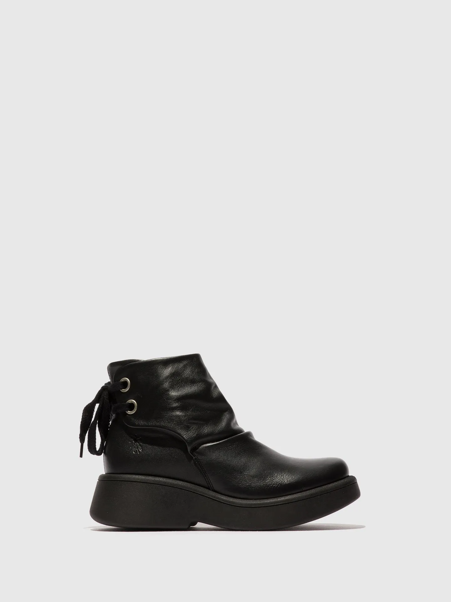 Lace-up Ankle Boots MEBS189FLY DUBLIN BLACK sold by Fly London