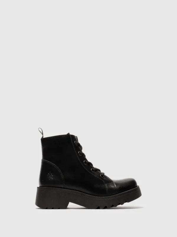 Lace-up Ankle Boots METZ788FLY JAVA GROUND/GREEN sold by Fly London