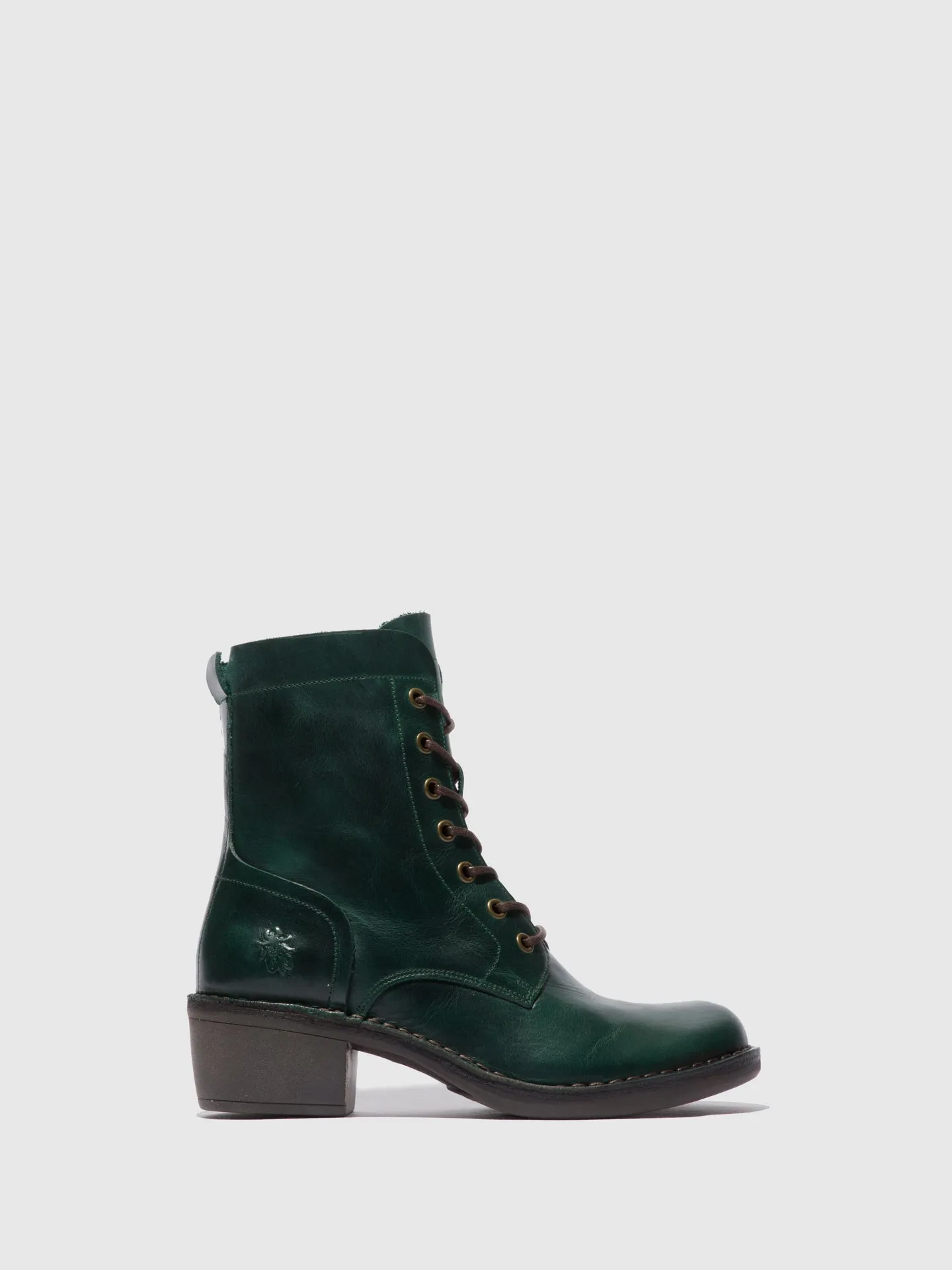 Lace-up Ankle Boots MILU044FLY RUG PETROL sold by Fly London