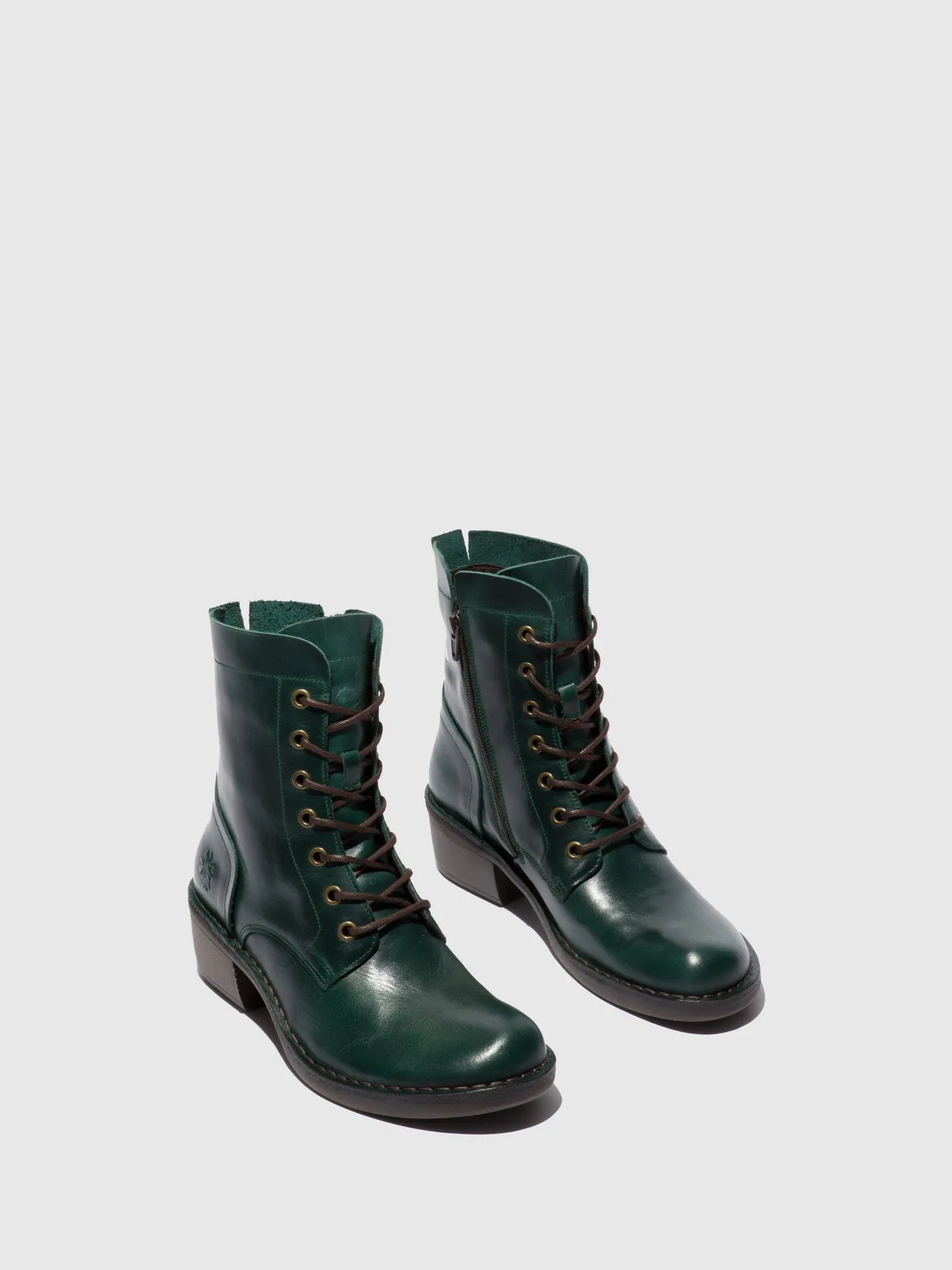 Lace-up Ankle Boots MILU044FLY RUG PETROL sold by Fly London product image thumbnail 2