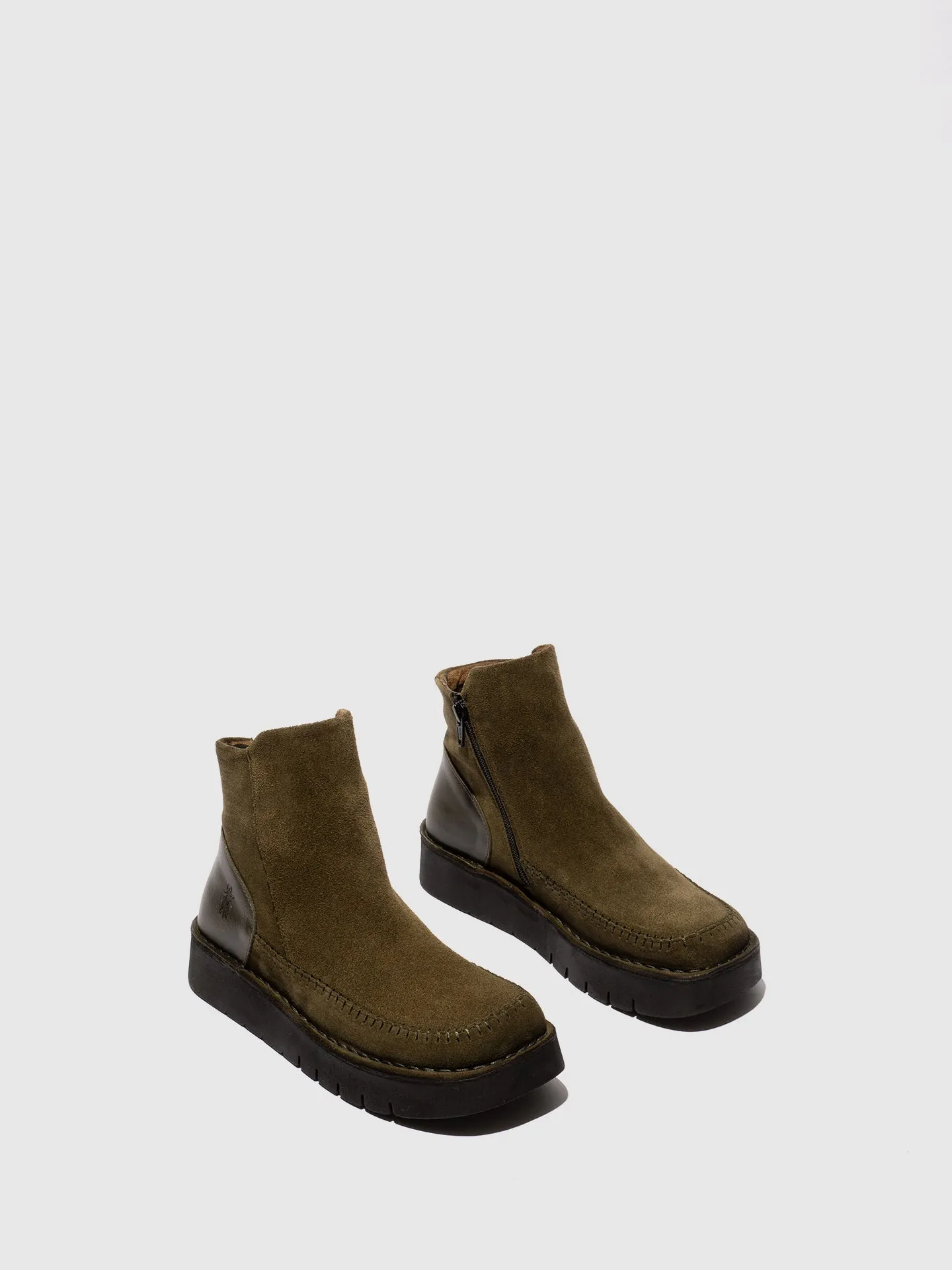 Zip Up Ankle Boots REIX195FLY ASPEN/DIESEL sold by Fly London product image thumbnail 2