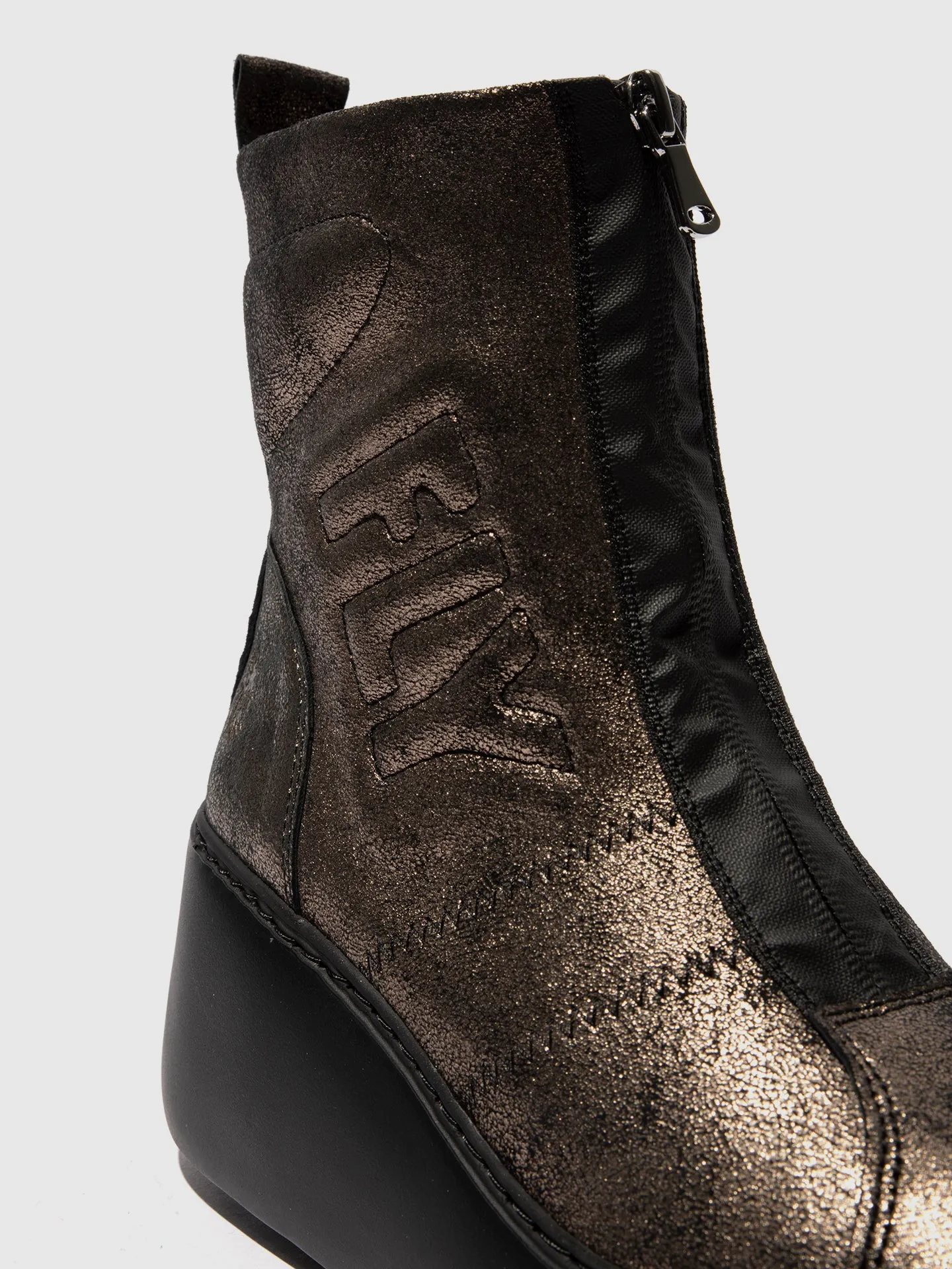 Zip Up Ankle Boots DRIM646FLY COOL GRAPHITE sold by Fly London product image thumbnail 4