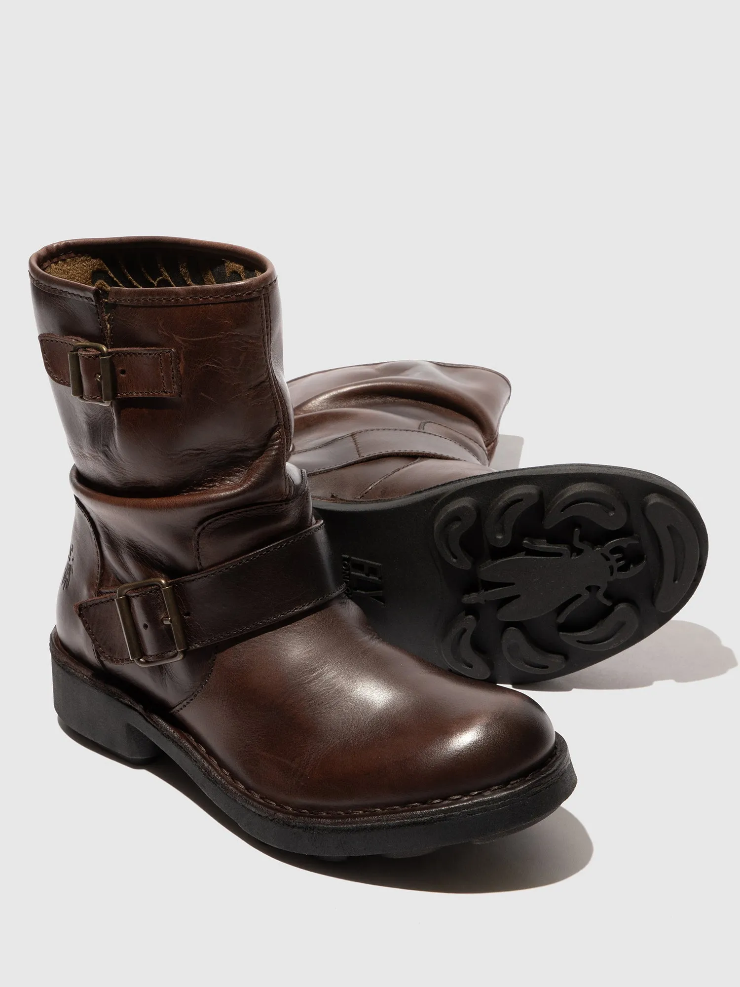 Buckle Ankle Boots NIRE178FLY DK. BROWN sold by Fly London product image thumbnail 4