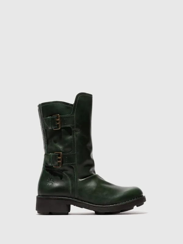 Buckle Ankle Boots NACH177FLY PETROL sold by Fly London