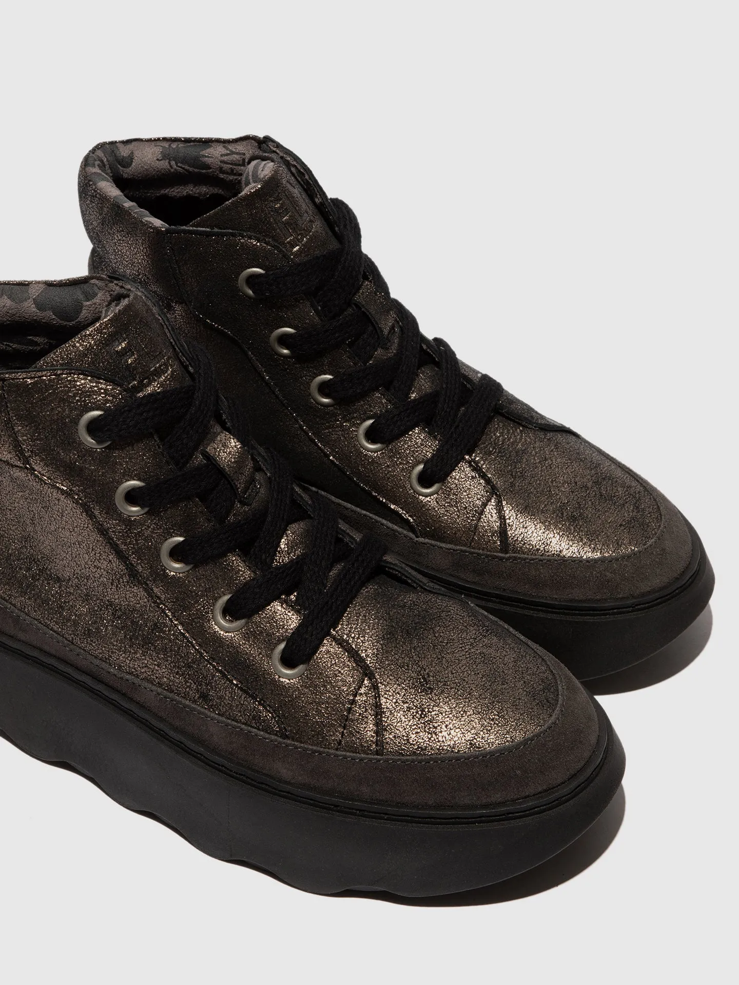 Lace-up Ankle Boots FECH726FLY GRAPHITE/DIESEL sold by Fly London product image thumbnail 4