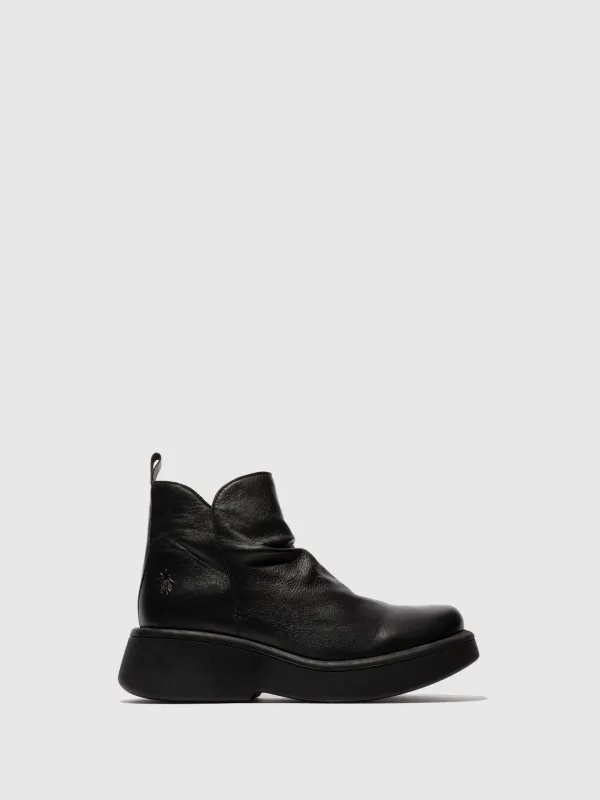 Zip Up Ankle Boots MAZY323FLY DUBLIN BLACK sold by Fly London