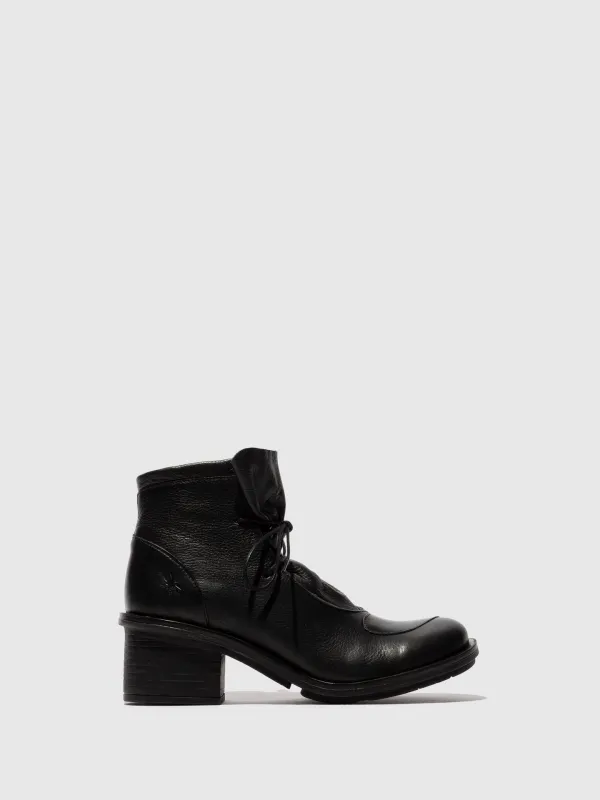 Lace-up Ankle Boots CARF307FLY BLACK sold by Fly London
