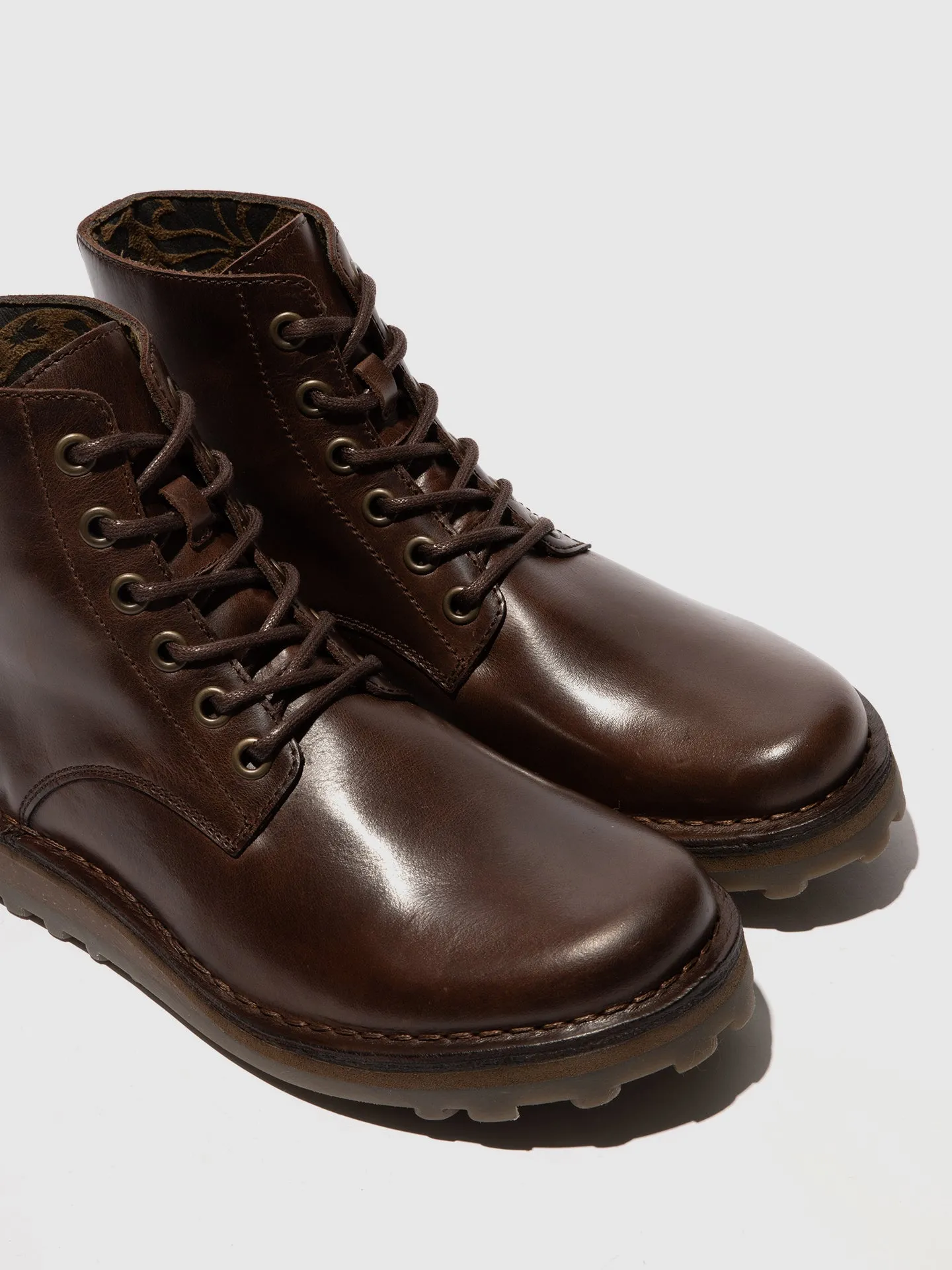 Lace-up Ankle Boots TLIK166FLY DK. BROWN sold by Fly London product image thumbnail 4