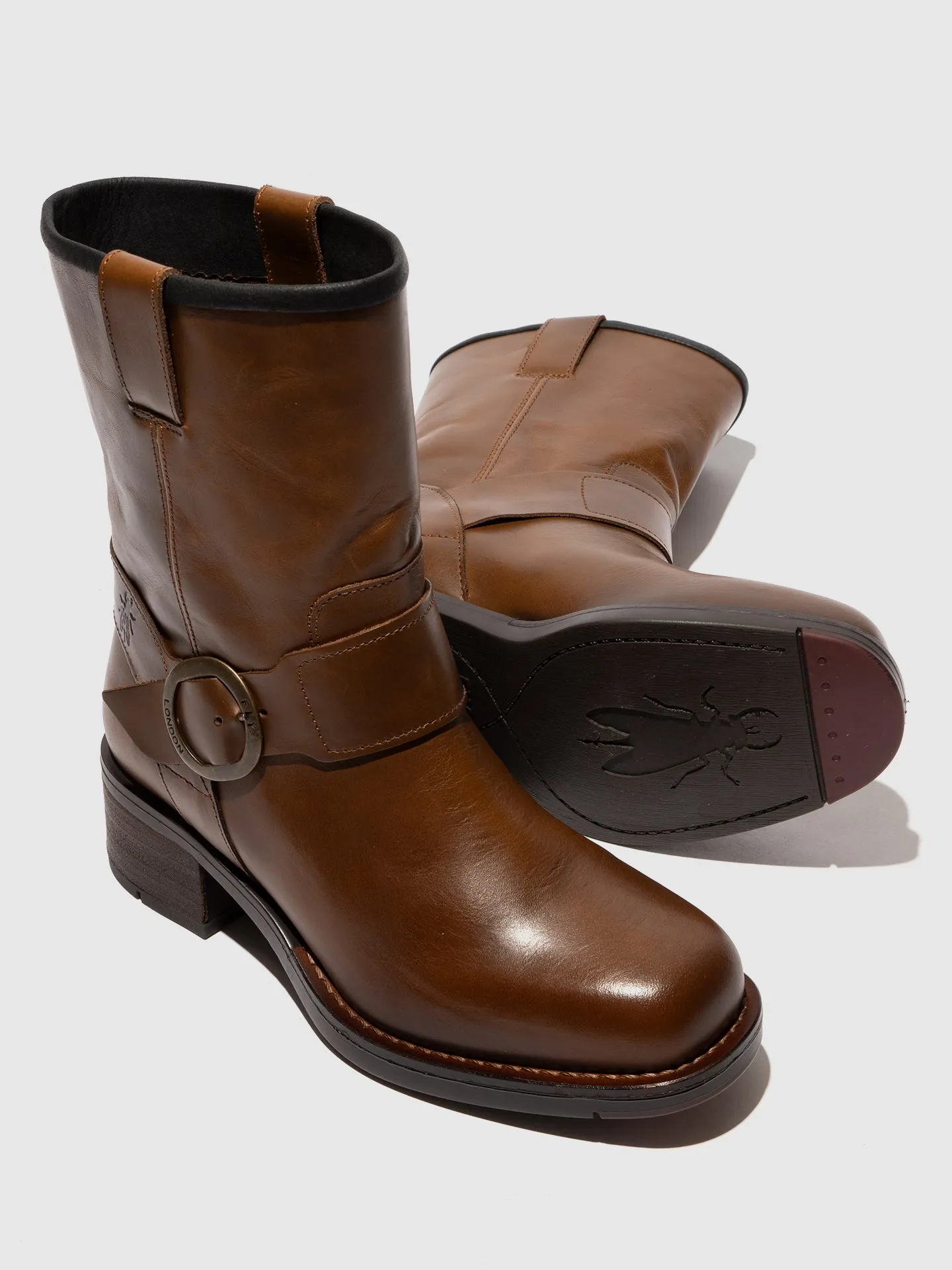 Buckle Ankle Boots RALD345FLY CAMEL sold by Fly London product image thumbnail 4