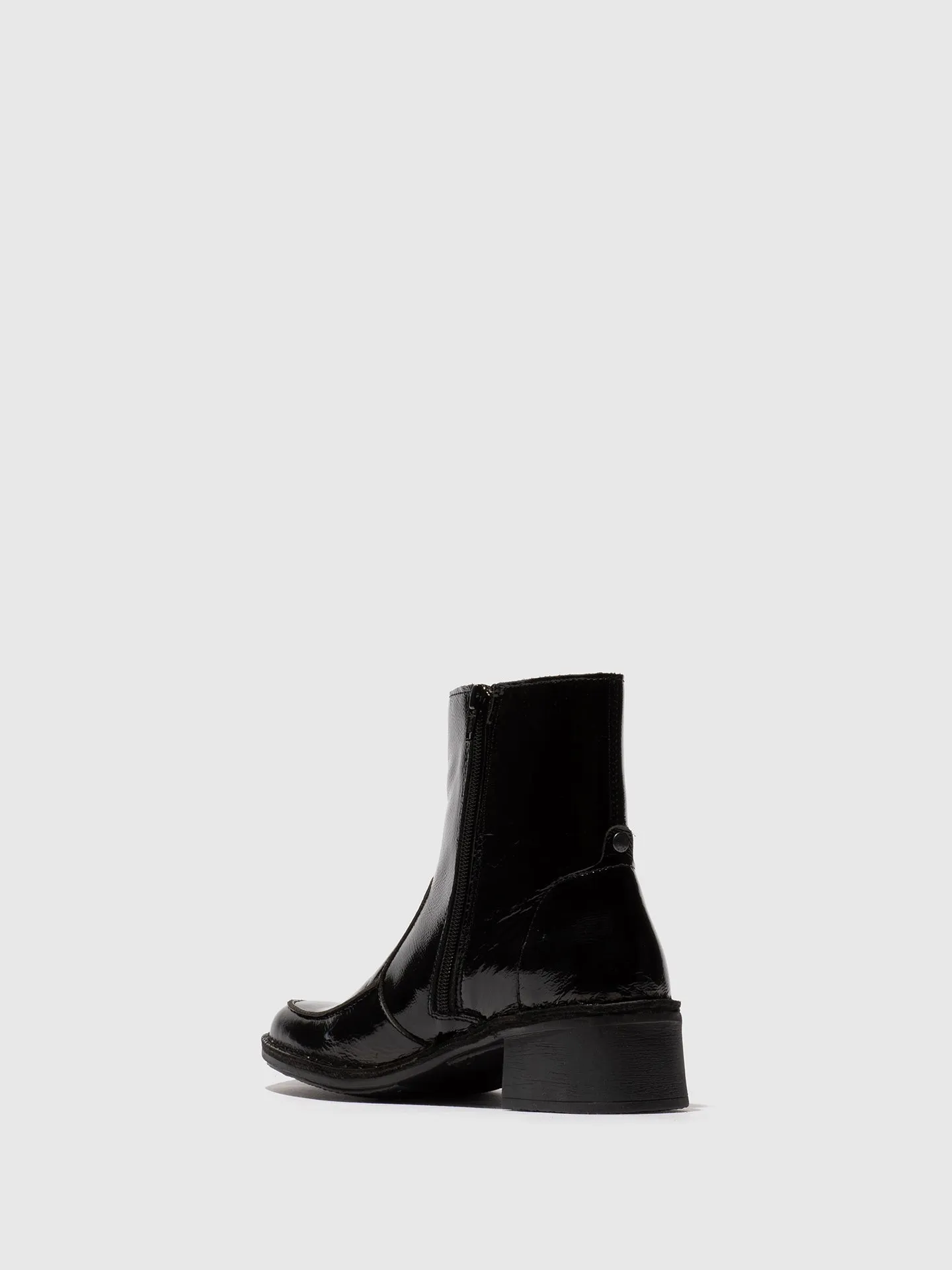Zip Up Ankle Boots EZIA181FLY NAPPALAK BLACK sold by Fly London product image thumbnail 3