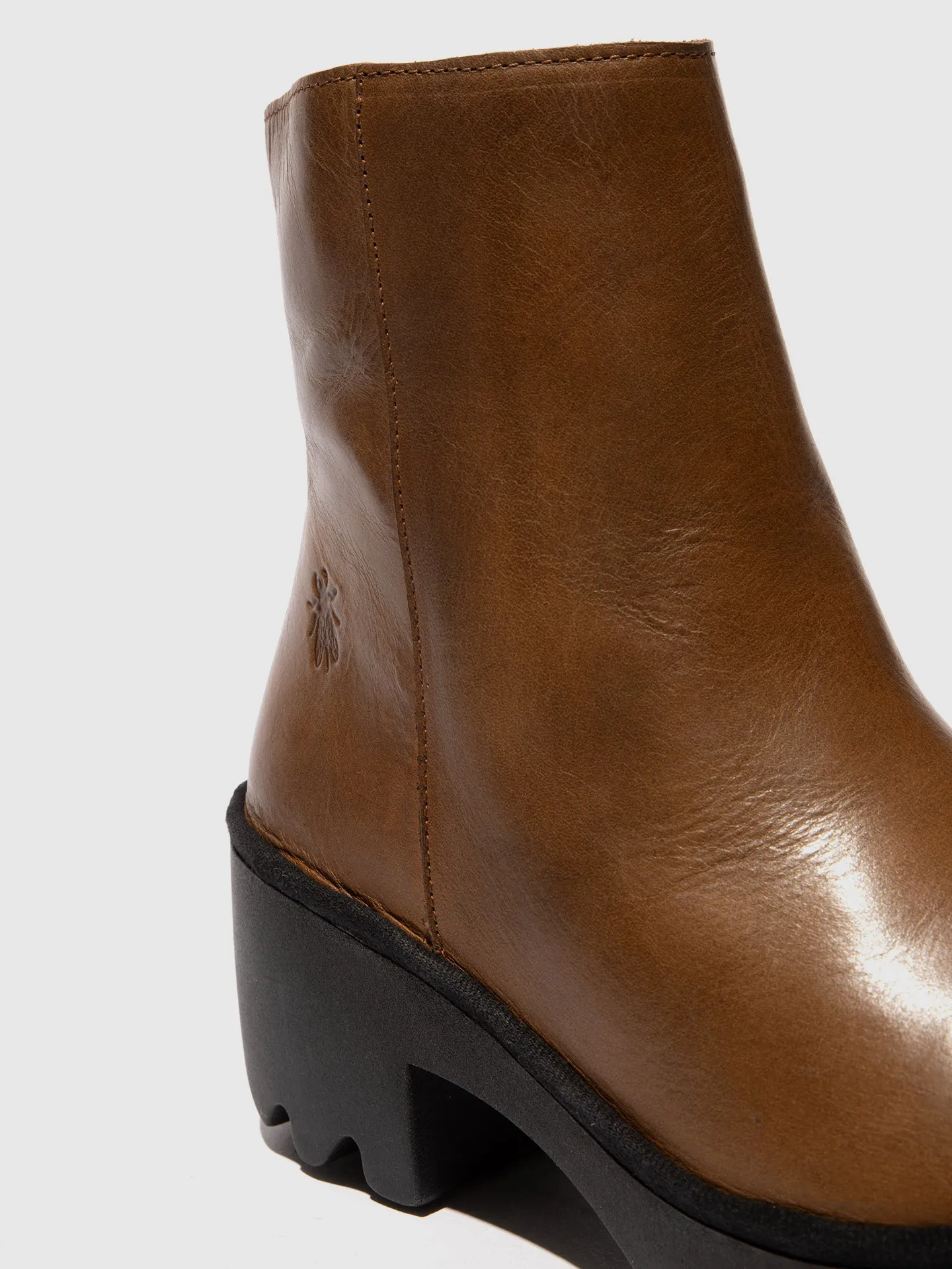 Zip Up Ankle Boots TOOR513FLY CAMEL sold by Fly London product image thumbnail 4