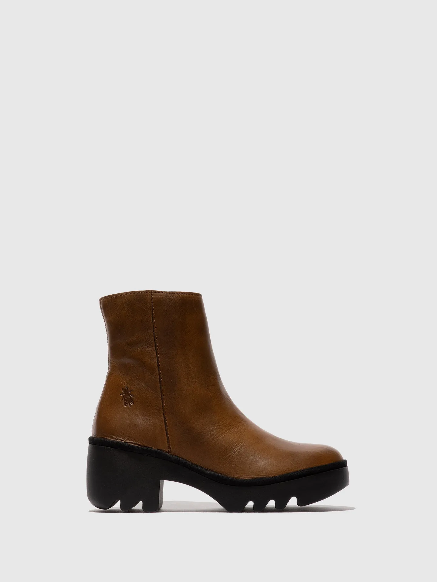 Zip Up Ankle Boots TOOR513FLY CAMEL sold by Fly London