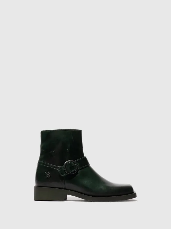 Buckle Ankle Boots RIFU327FLY PETROL sold by Fly London