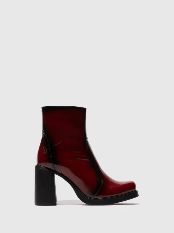 Zip Up Ankle Boots SIJU331FLY INTENSE RUST sold by Fly London