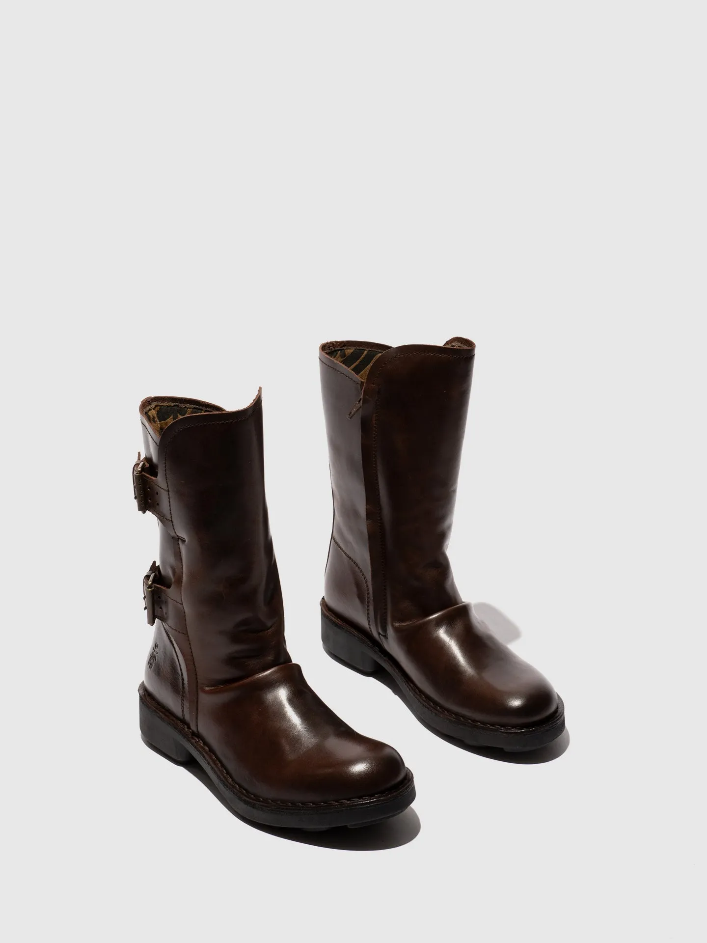 Buckle Ankle Boots NACH177FLY DK. BROWN sold by Fly London product image thumbnail 2