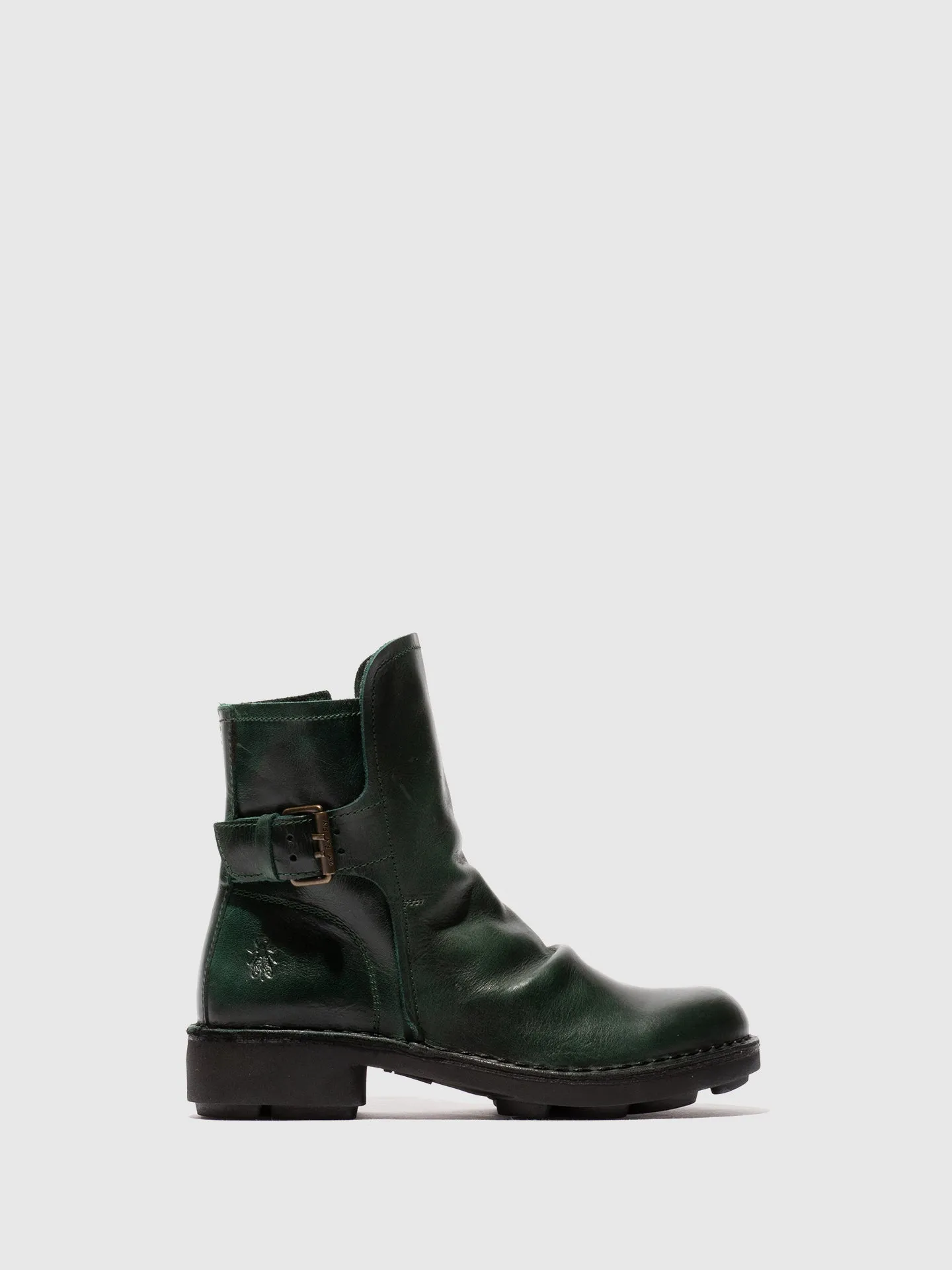 Buckle Ankle Boots NURY175FLY PETROL sold by Fly London