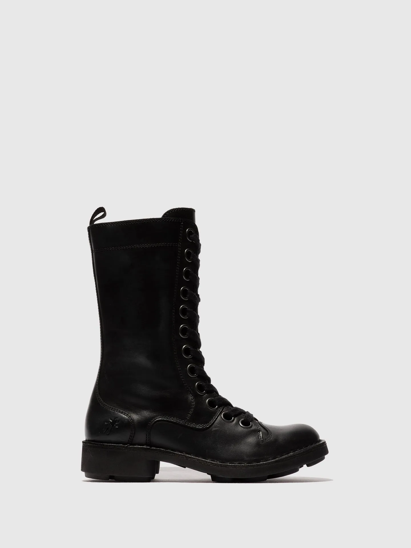 Lace-up Ankle Boots NOLE176FLY BLACK sold by Fly London
