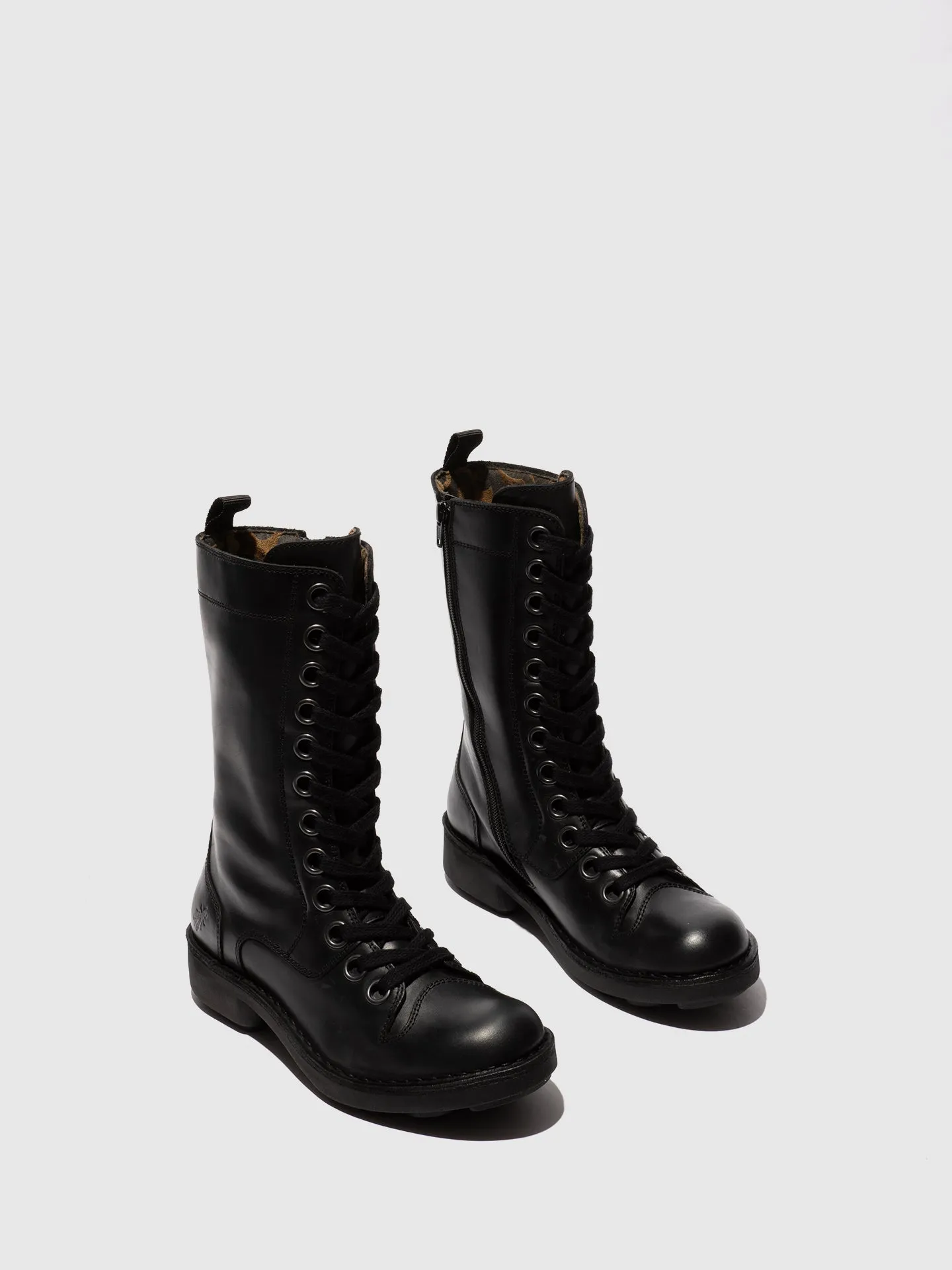 Lace-up Ankle Boots NOLE176FLY BLACK sold by Fly London product image thumbnail 2