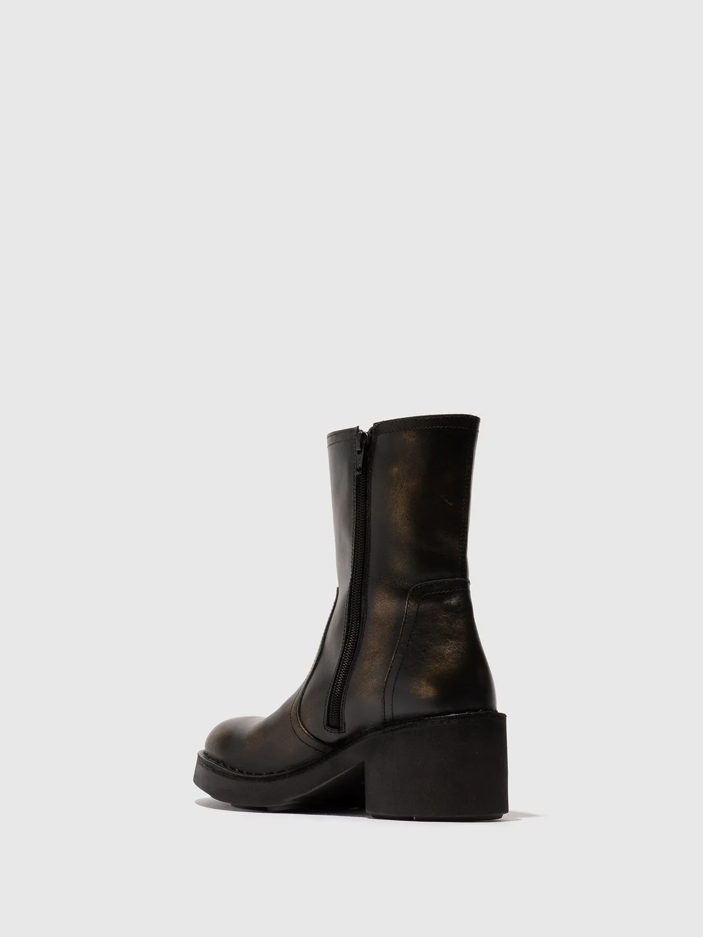Zip Up Ankle Boots NORE191FLY GOLD sold by Fly London product image thumbnail 3