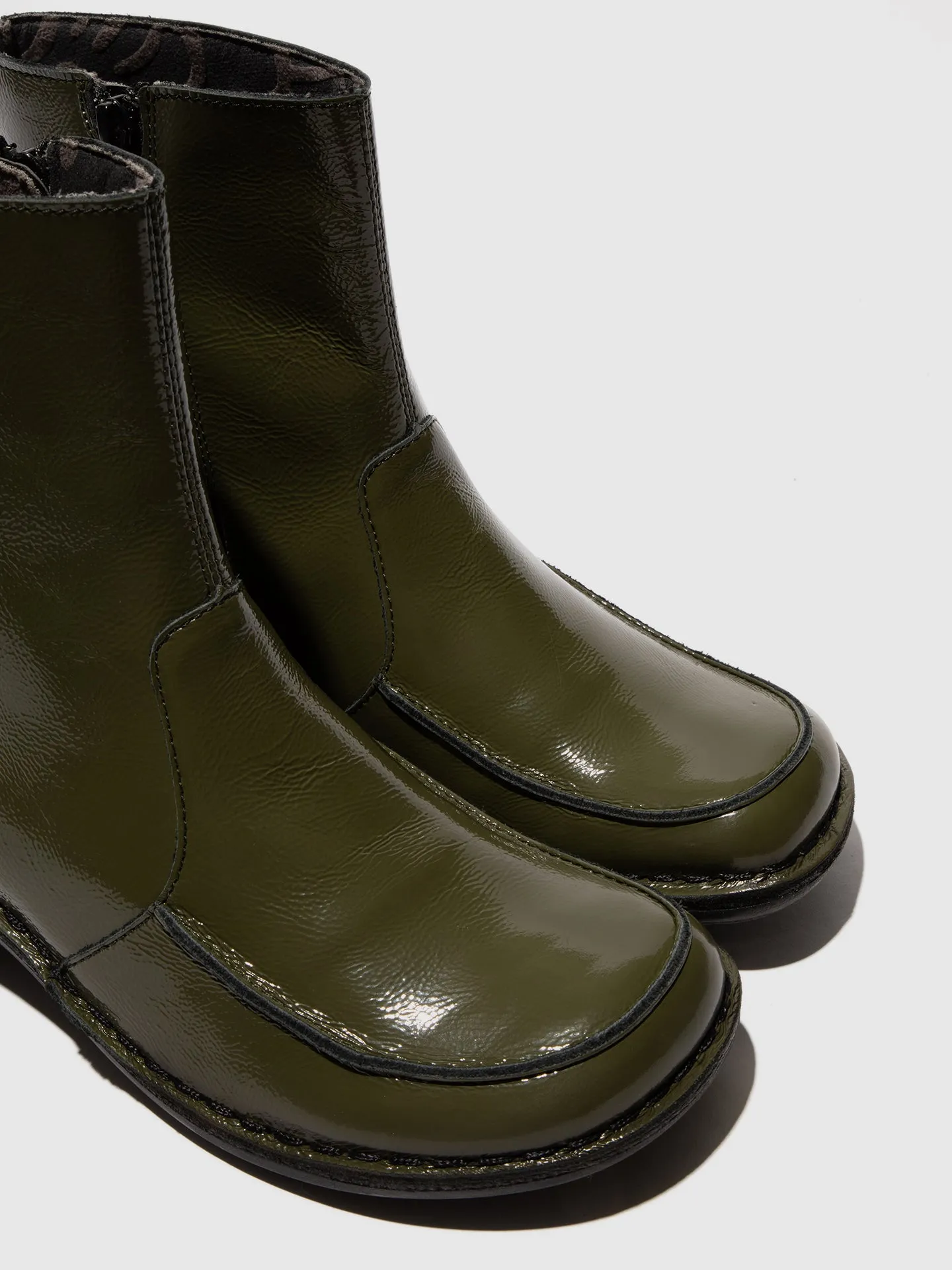 Zip Up Ankle Boots EZIA181FLY SEA KELP sold by Fly London product image thumbnail 4