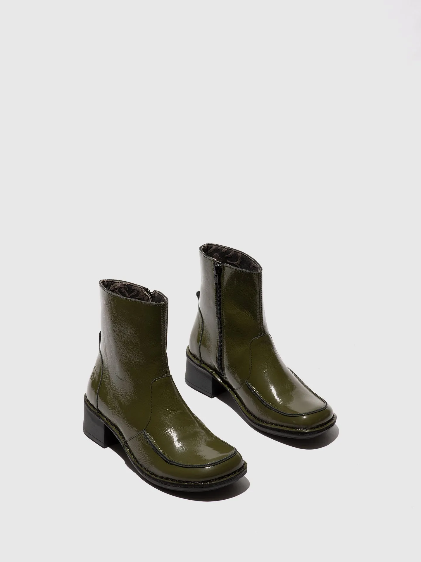 Zip Up Ankle Boots EZIA181FLY SEA KELP sold by Fly London product image thumbnail 2