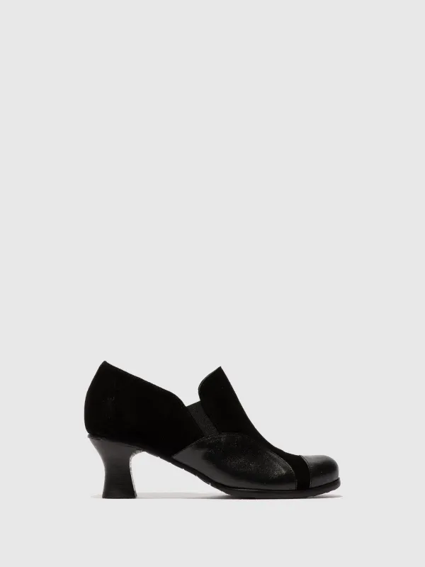 Heel Shoes BAUR344FLY BLACK sold by Fly London