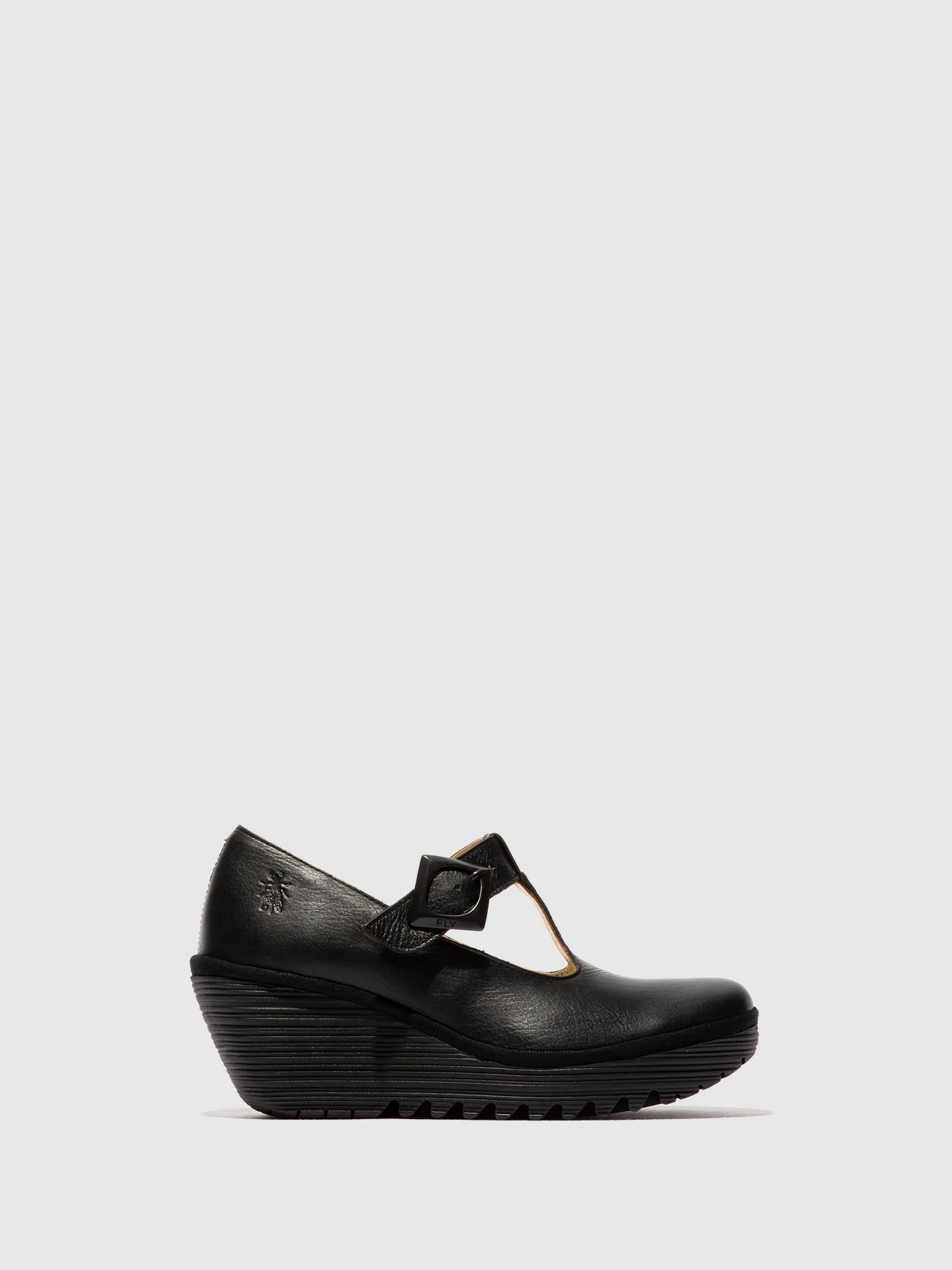 Buckle Shoes YALD598FLY DUBLIN BLACK sold by Fly London