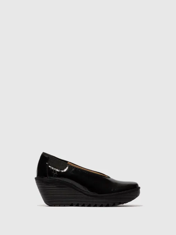 Slip-on Shoes YOZA438FLY NAPPALAK BLACK sold by Fly London