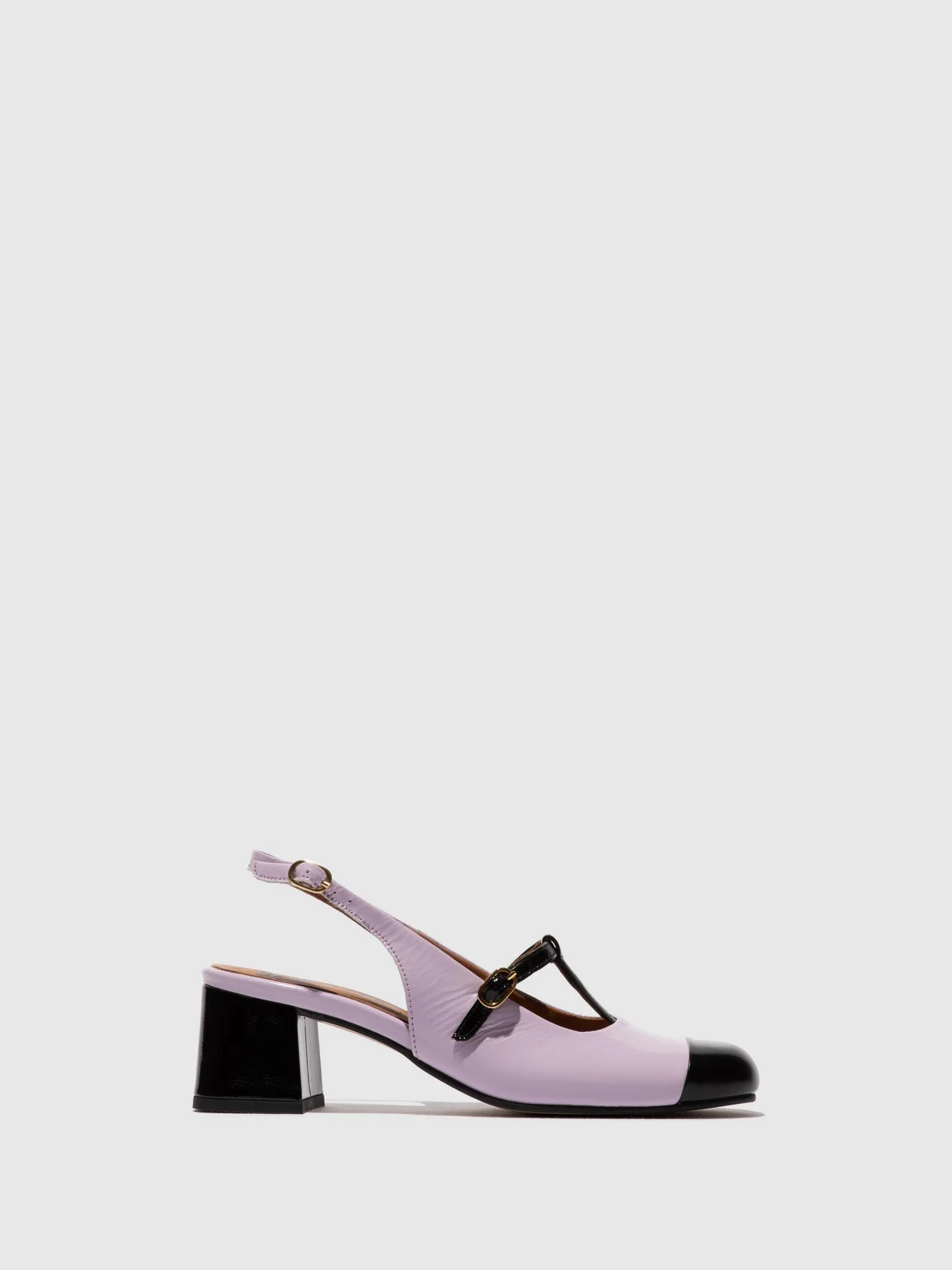 Sling-Back Sandals SOLN083FLY BLACK/VIOLET sold by Fly London