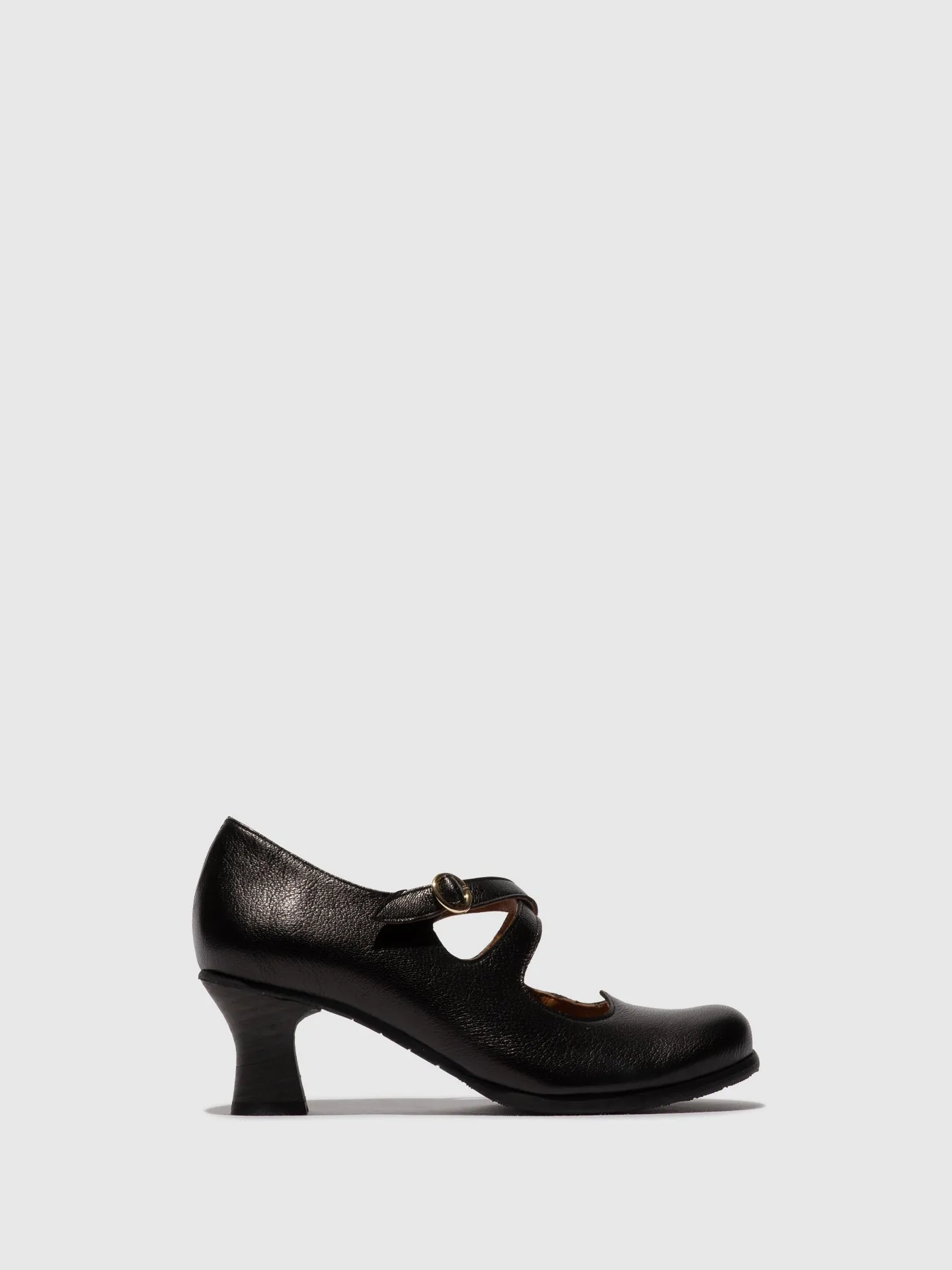 Heel Shoes BAIV276FLY MOUSSE BLACK sold by Fly London