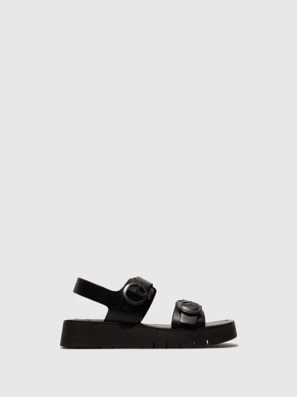 Sling-Back Sandals SOLB260FLY BLACK sold by Fly London