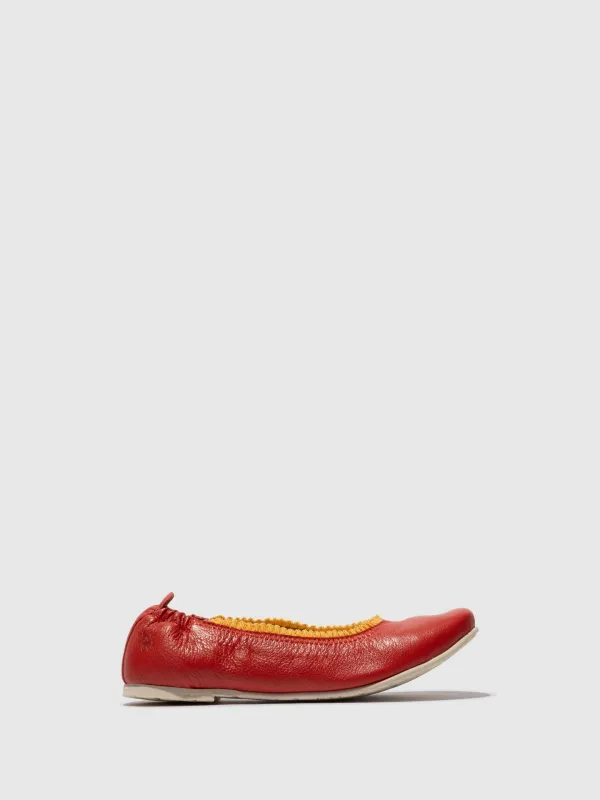 Flat Ballerinas GOIL222FLY DEVIL RED/YELLOW sold by Fly London