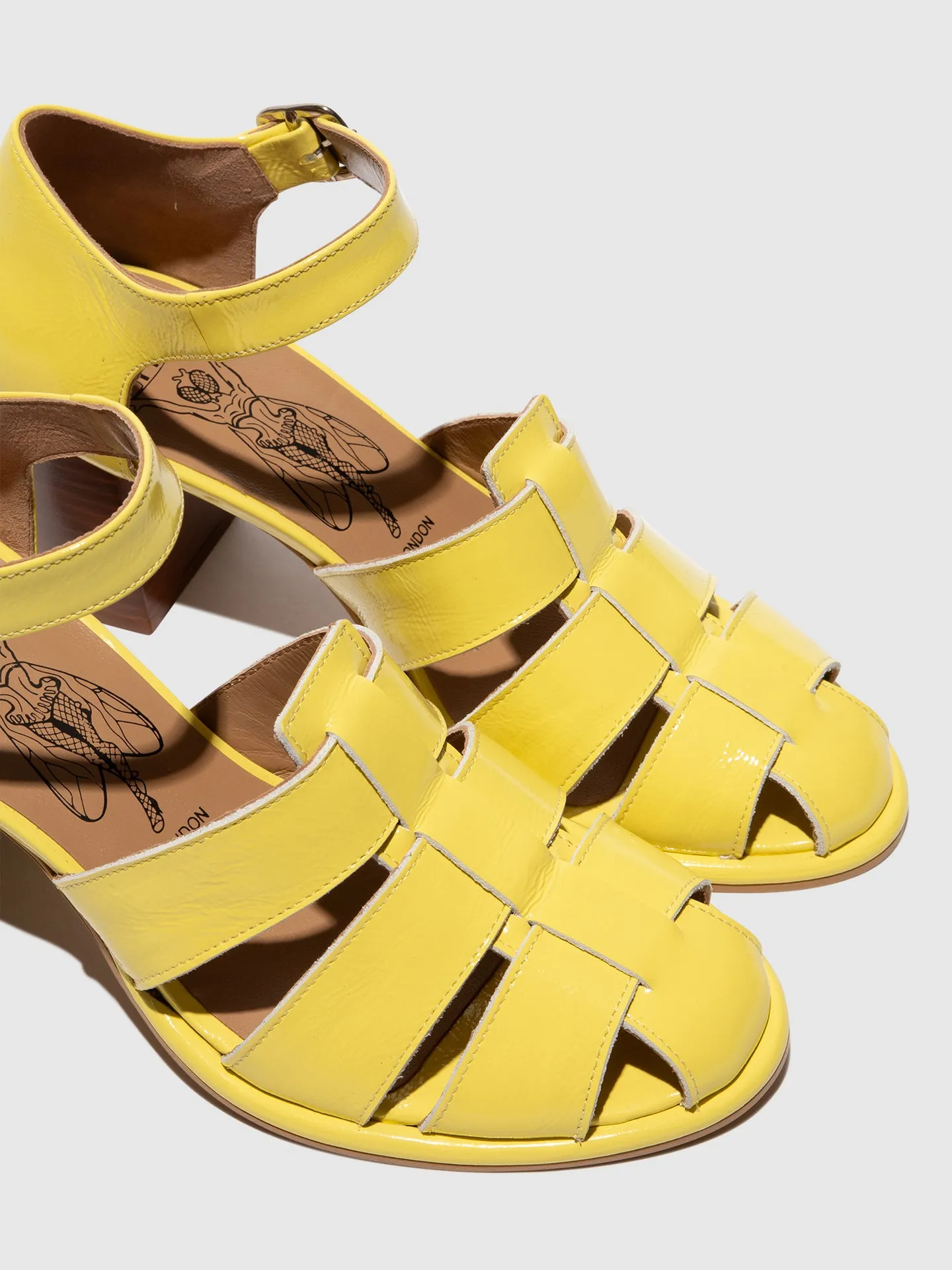 Heel Sandals MARG261FLY LEMON sold by Fly London product image thumbnail 4