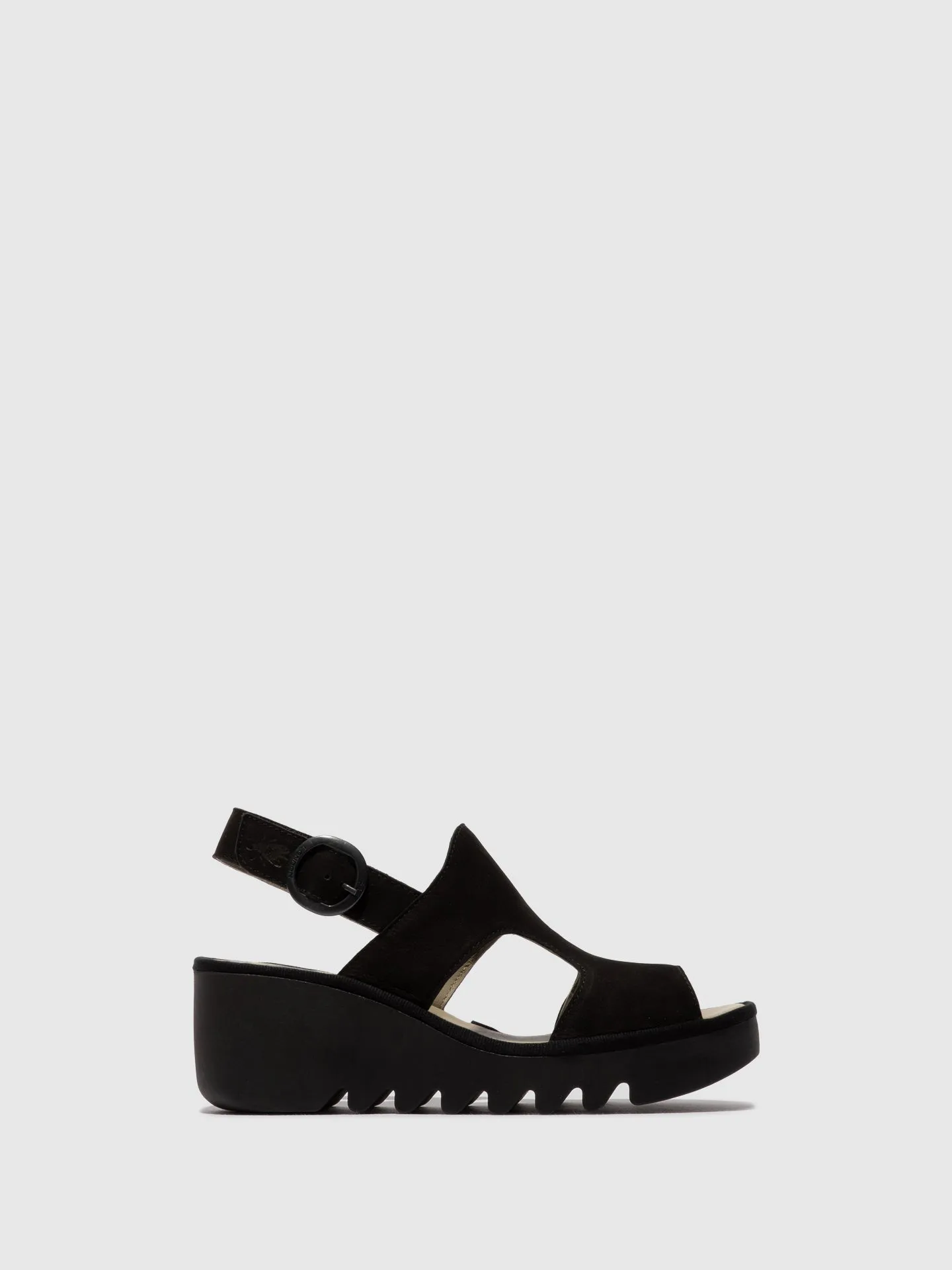 Buckle Sandals BAIF585FLY BLACK sold by Fly London