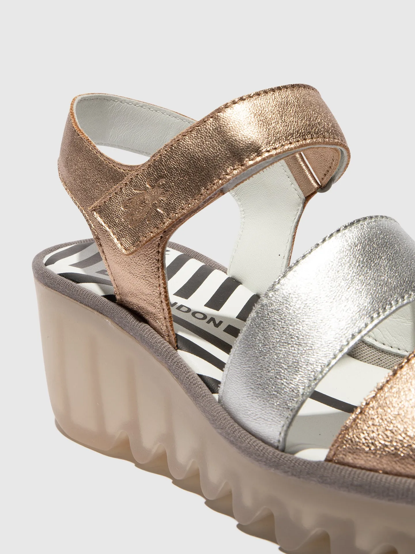 Sling-Back Sandals BEXY575FLY SAHARA/SILVER/SAHARA sold by Fly London product image thumbnail 4