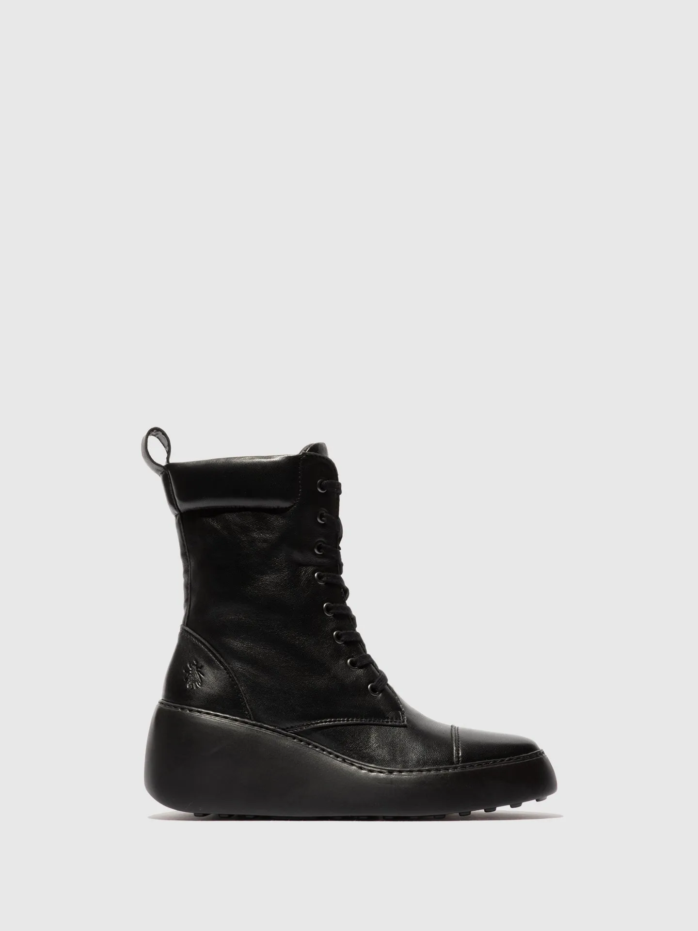 Lace-up Ankle Boots DAFF641FLY BLACK sold by Fly London