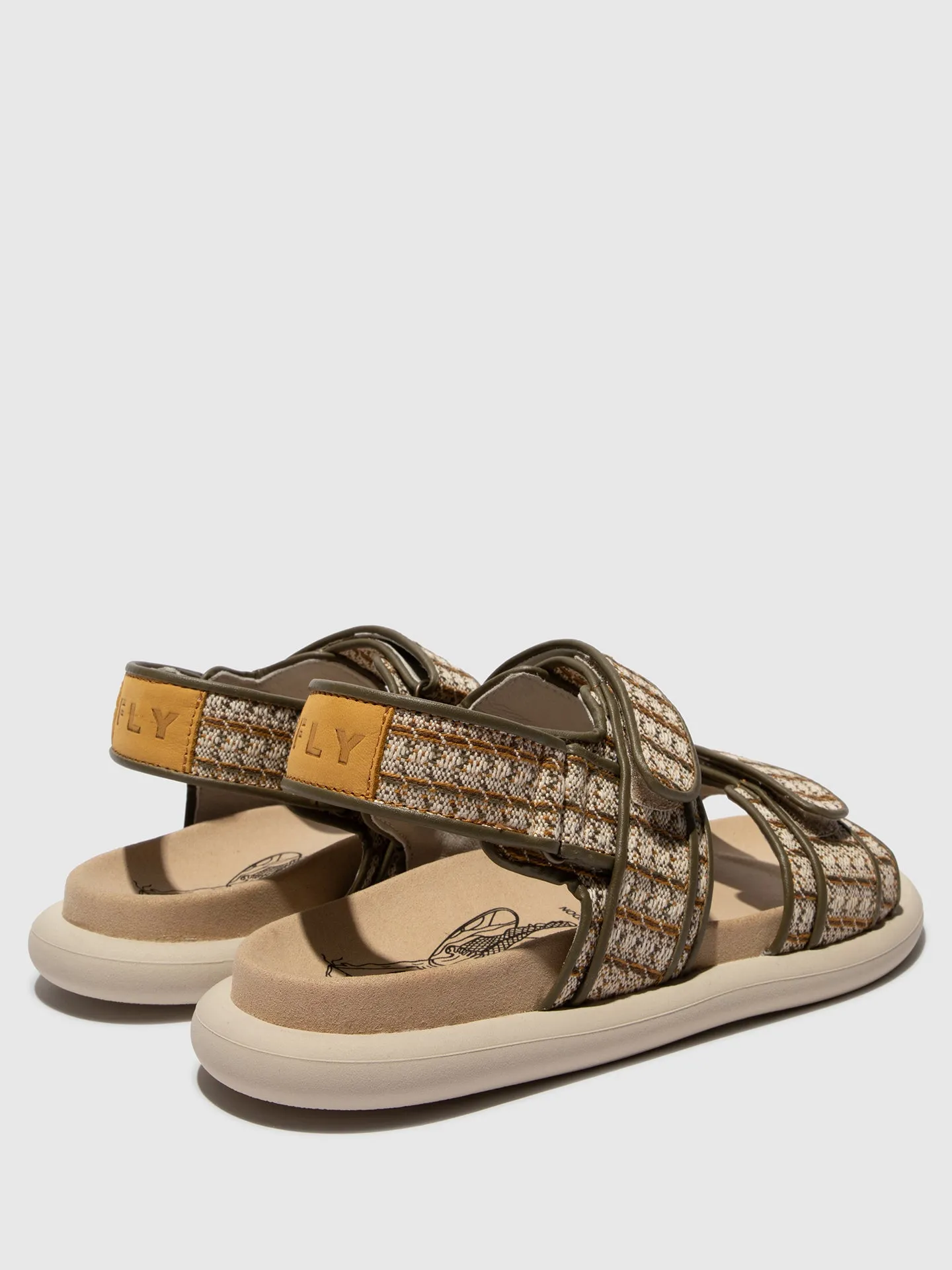 Sling-Back Sandals PAAV228FLY KHAKI/BUMBLEBEE sold by Fly London product image thumbnail 4