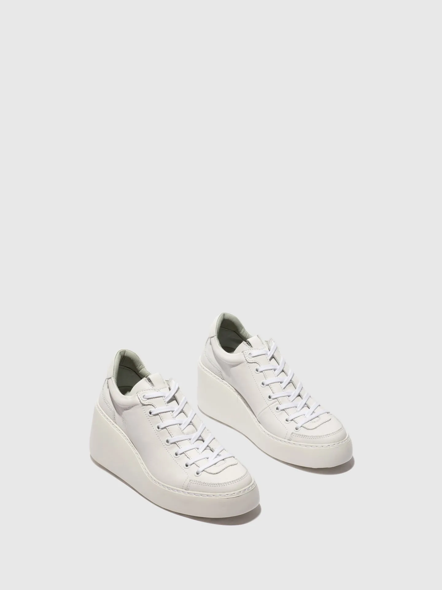 Lace-up Trainers DUFY671FLY WHITE sold by Fly London product image thumbnail 2