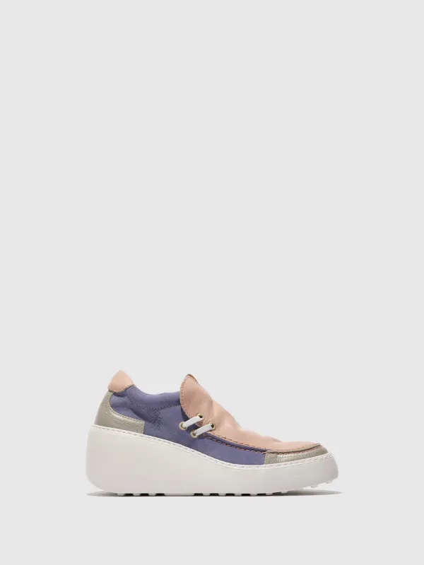 Slip-on Trainers DAVY667FLY SILVER/PALE PINK/VIOLET sold by Fly London