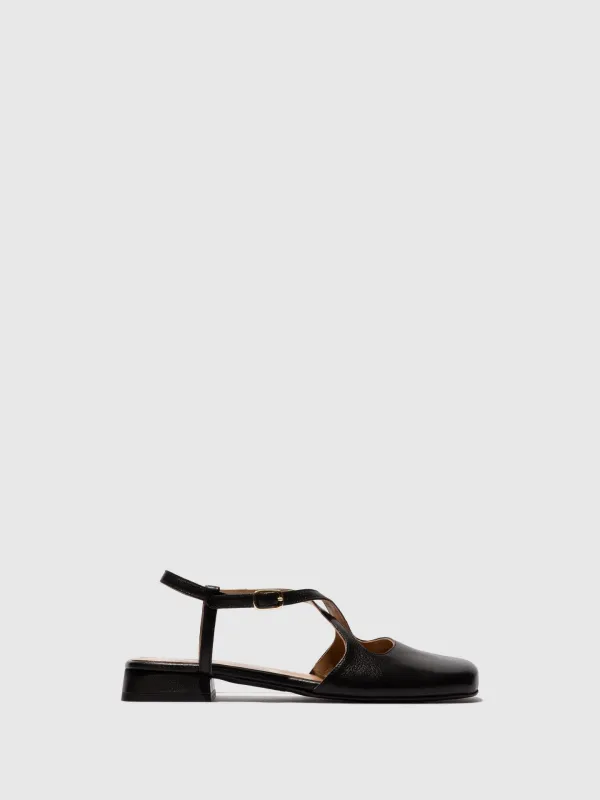 Sling-Back Sandals CEFI270FLY BLACK sold by Fly London