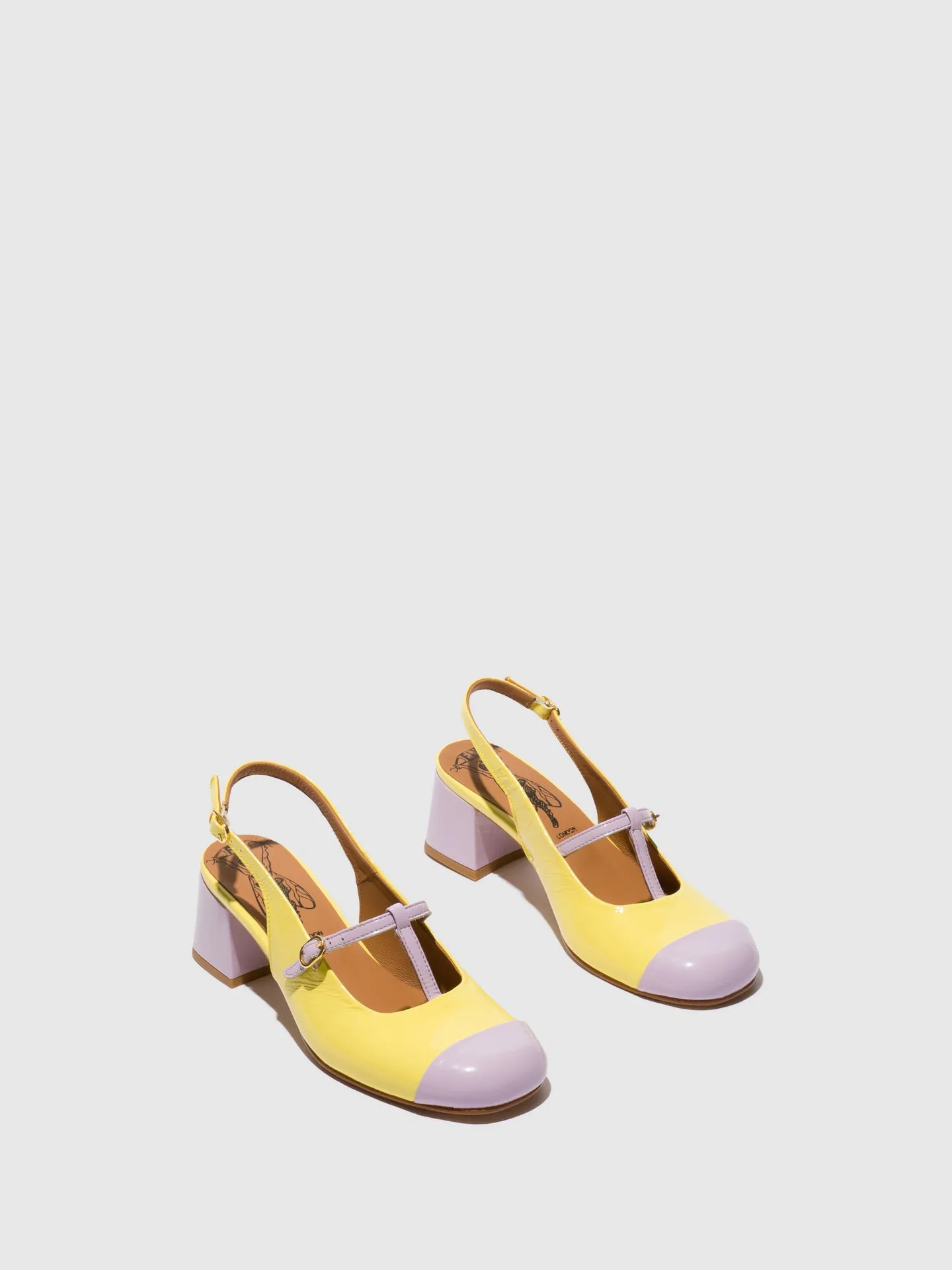 Sling-Back Sandals SOLN083FLY VIOLET/LEMON sold by Fly London product image thumbnail 2