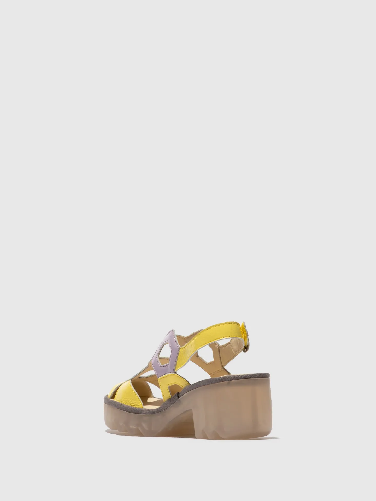 Sling-Back Sandals TRUL582FLY LEMON/VIOLET sold by Fly London product image thumbnail 3