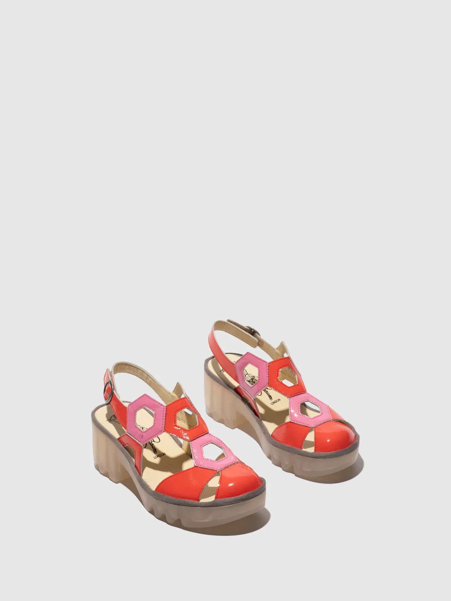 Sling-Back Sandals TRUL582FLY SCARLET/PINK sold by Fly London product image thumbnail 2