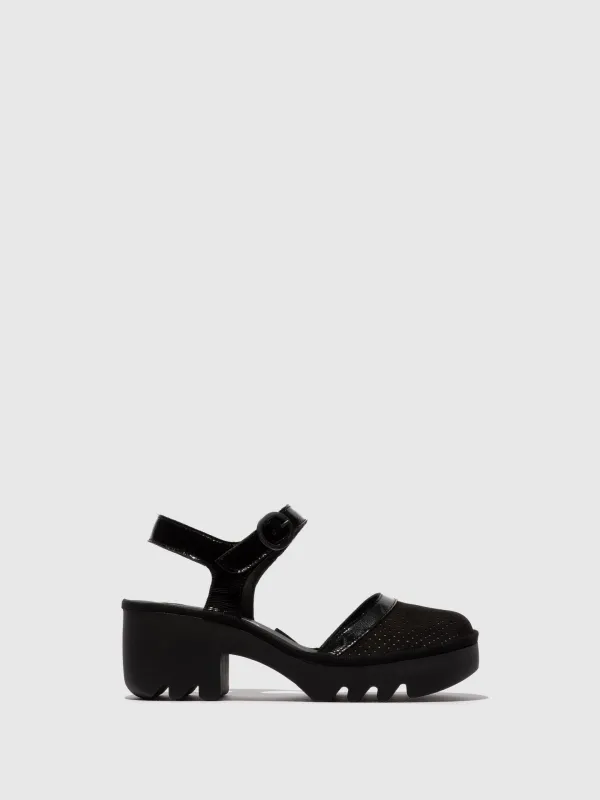 Sling-Back Sandals TEYO583FLY BLACK sold by Fly London