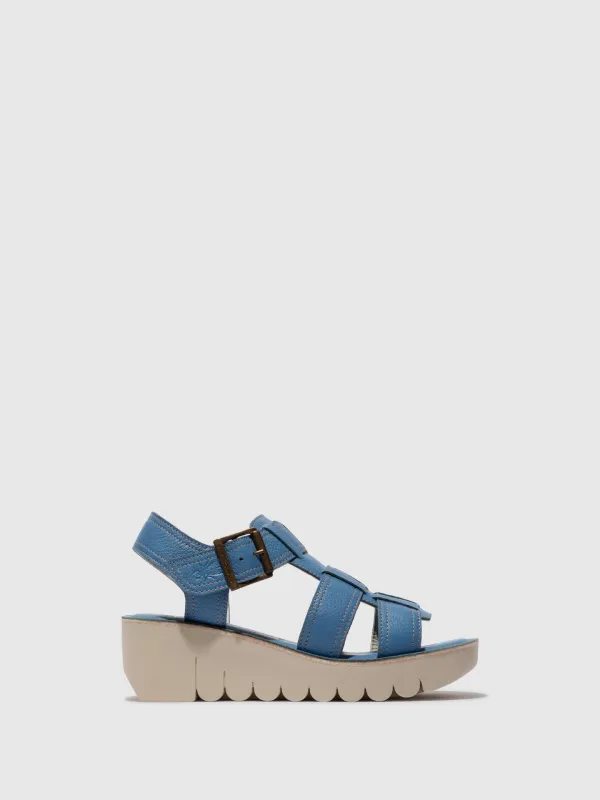 Sling-Back Sandals YUDD236FLY BLUE sold by Fly London