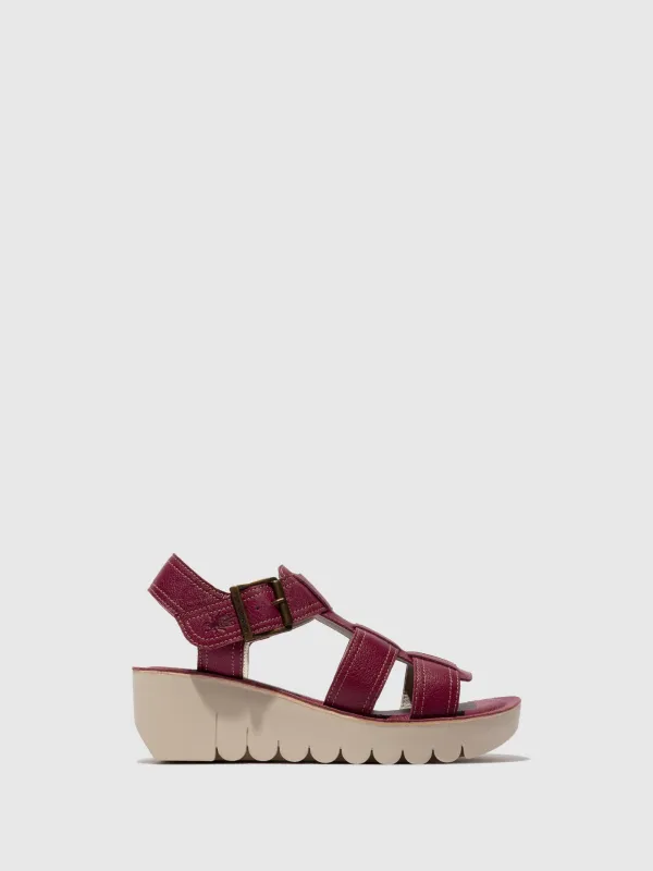 Sling-Back Sandals YUDD236FLY BERRY sold by Fly London