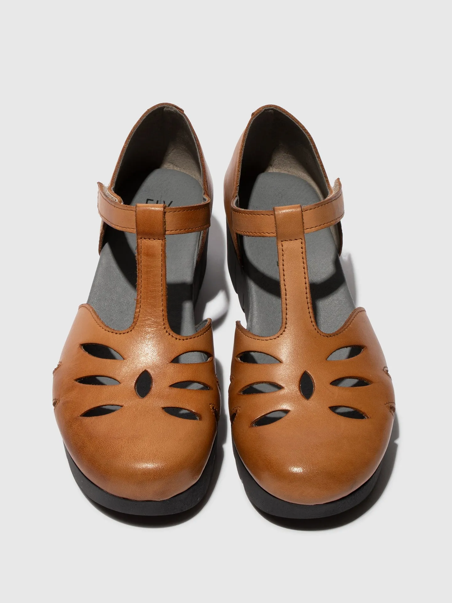 T-Strap Sandals VELT224FLY TAUPE sold by Fly London product image thumbnail 4