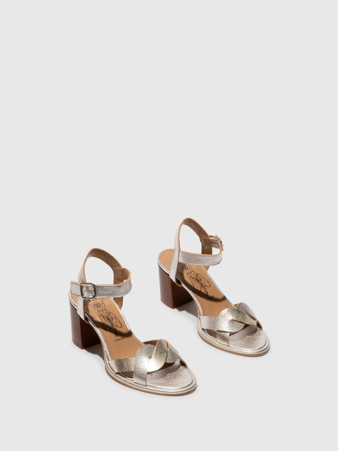 Heel Sandals MOJI263FLY SILVER/GOLD sold by Fly London product image thumbnail 2