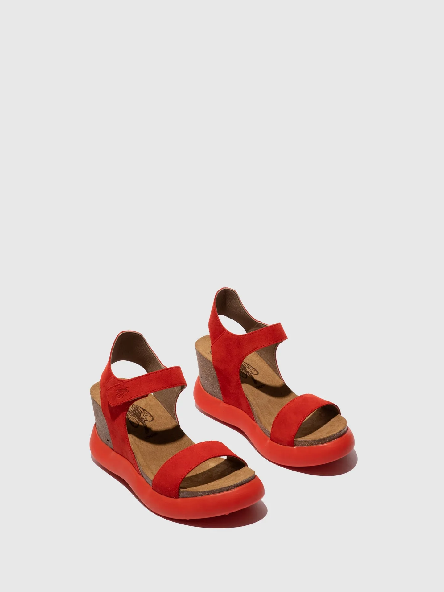 Velcro Sandals GOGO967FLY SUEDE SCARLET sold by Fly London product image thumbnail 2